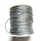 Silver Zari Cord Lace Thread Yarn Dori Crochet Embroidery Jewelry - 70 Yards 1 mm